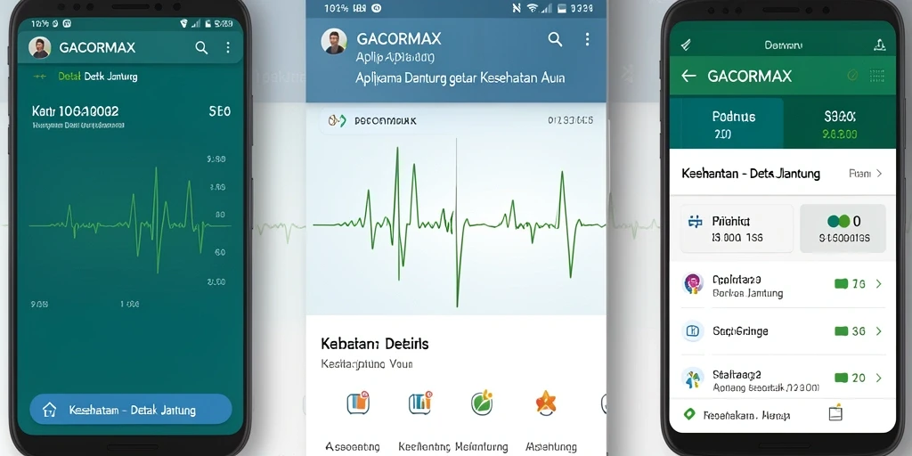 Tampilan antarmuka GACORMAX yang sederhana dan informatif.