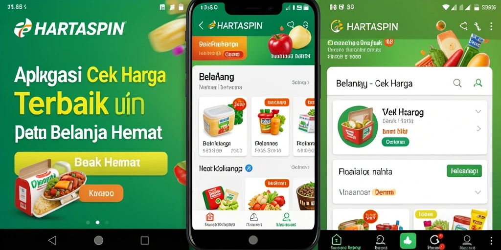 Antarmuka HARTASPIN yang menampilkan fungsi Cek Harga dengan jelas.