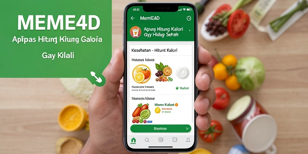 Tampilan antarmuka aplikasi MEME4D yang intuitif dan informatif.